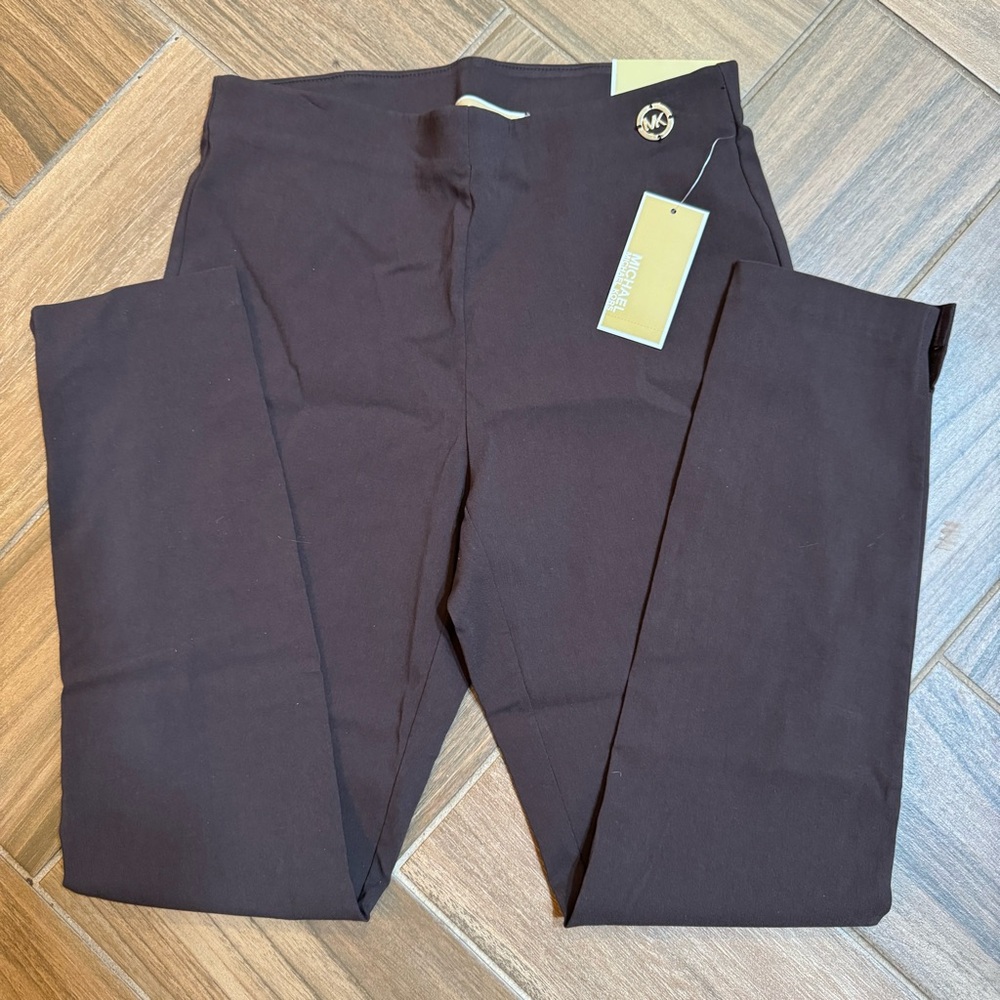 NWT Michael Kors slacks chocolate color
